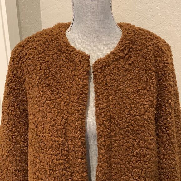 Max Studio Faux Fur Jacket - Picture 2 of 9